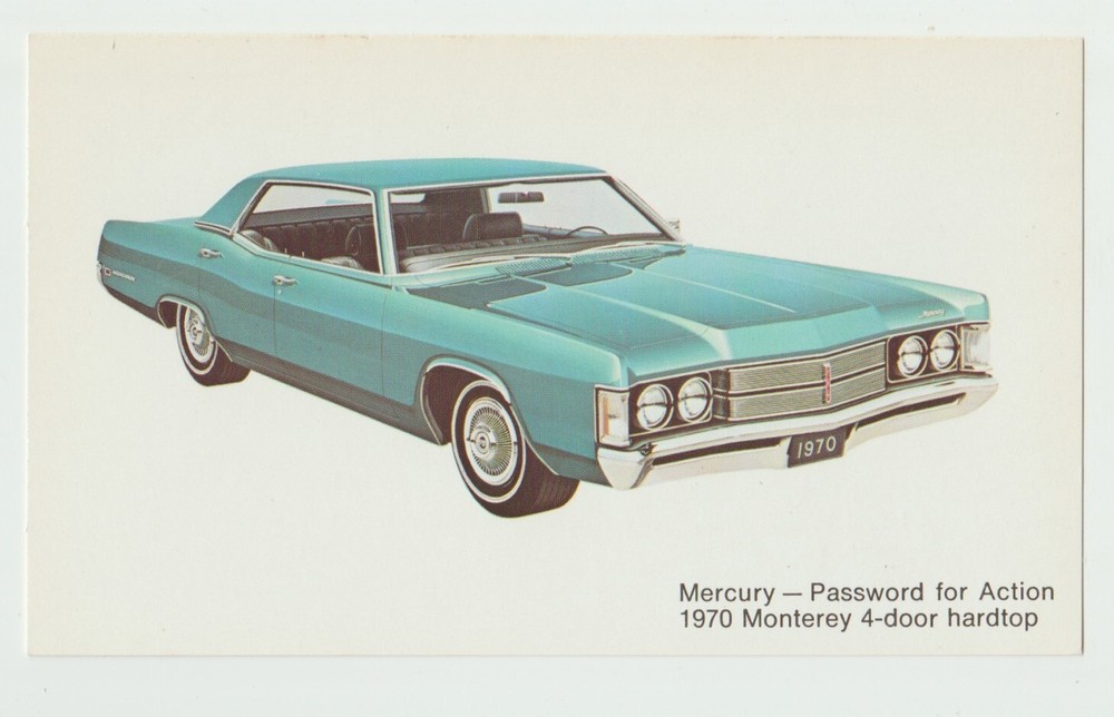 1970 Mercury Monterey 4-door hardtop V8 password for action-image