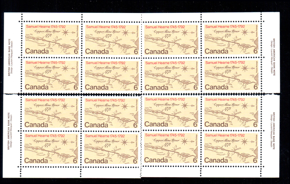 1971 Canada Scott 540 Plate Blocks MNH - All 4 Positions Mint Never Hinged