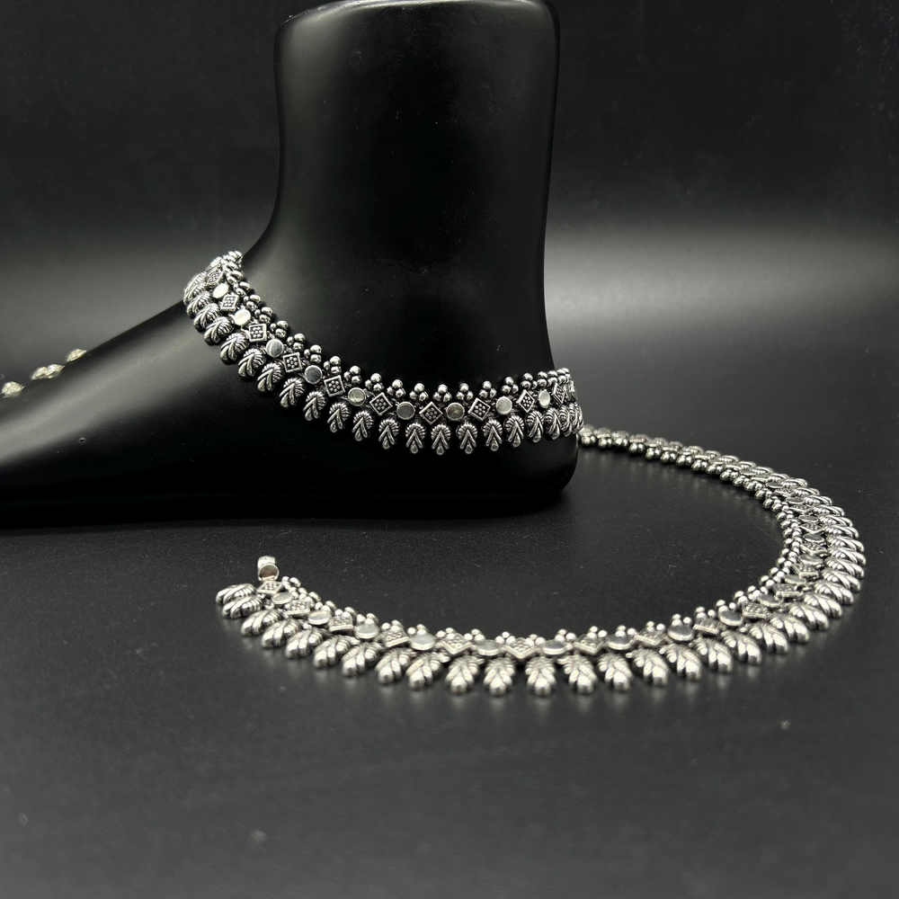 925 Sterling Silver Payal Anklet for Brides and Everyday Wear-image