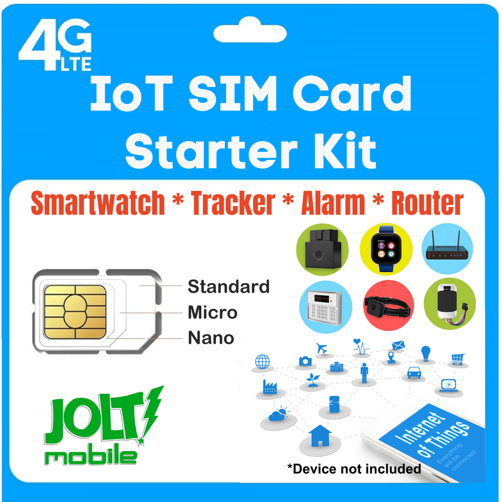 AT&T IoT SIM Starter Kit for SmartWatch GPS Trackers & Alarm Systems-image
