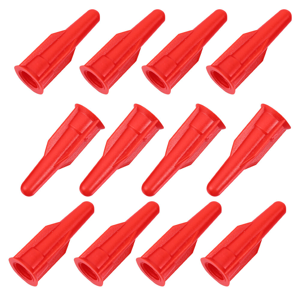 20pcs Caulking Nozzles with Re-sealable Caps & Spare Tips