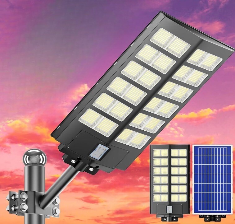 Commercial Solar Wall Light Motion Sensor 3000W LED Outdoor Lamp Waterproof IP67