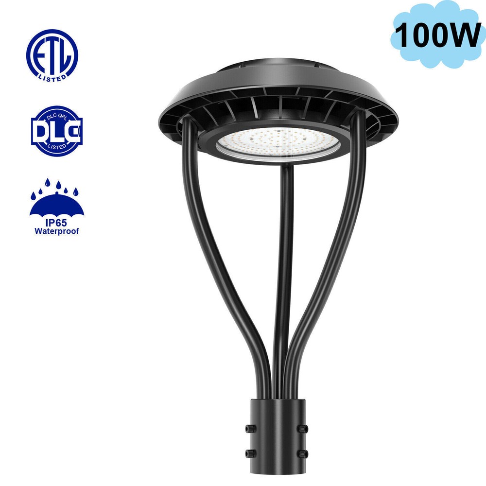 100W IP65 Waterproof LED Post Top Light for Garden and Street Use