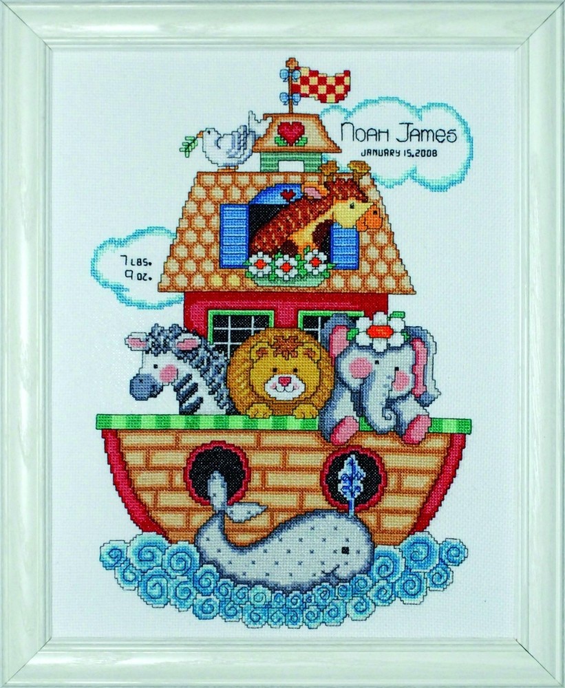 Noah's Ark, 11 X 14 Cross Stitch Kit, 11