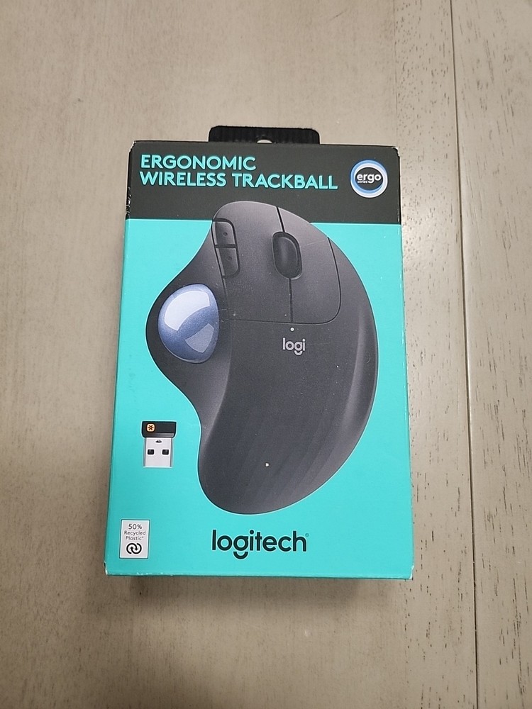 Logitech ERGO Wireless Ergonomic Trackball Mouse 910-006610