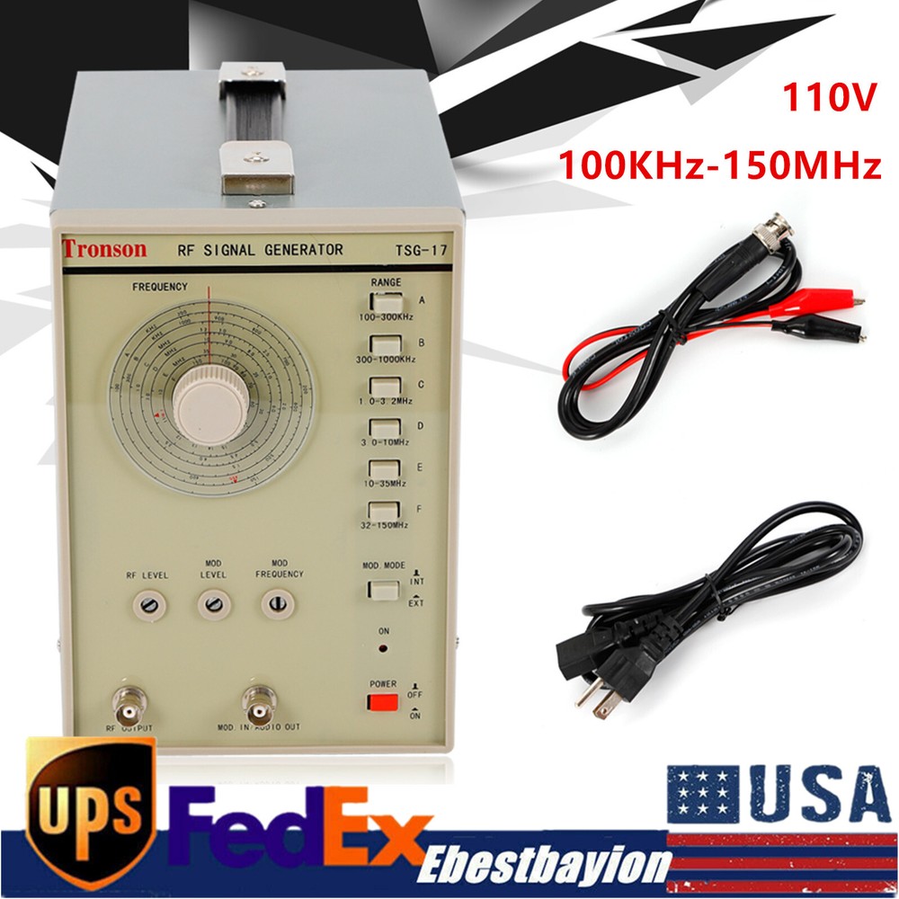 RF/AM Audio Signal Generator High Radio Frequency Signal Generator 100KHz-150MHz