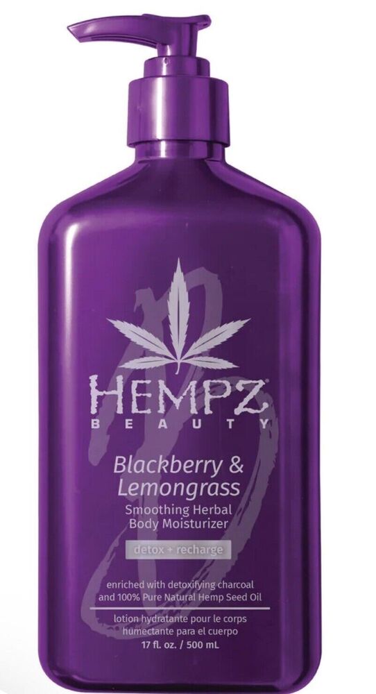 Hempz Blackberry And Lemongrass Smoothing Herbal Body Moisturizer 17oz FREE SHIP