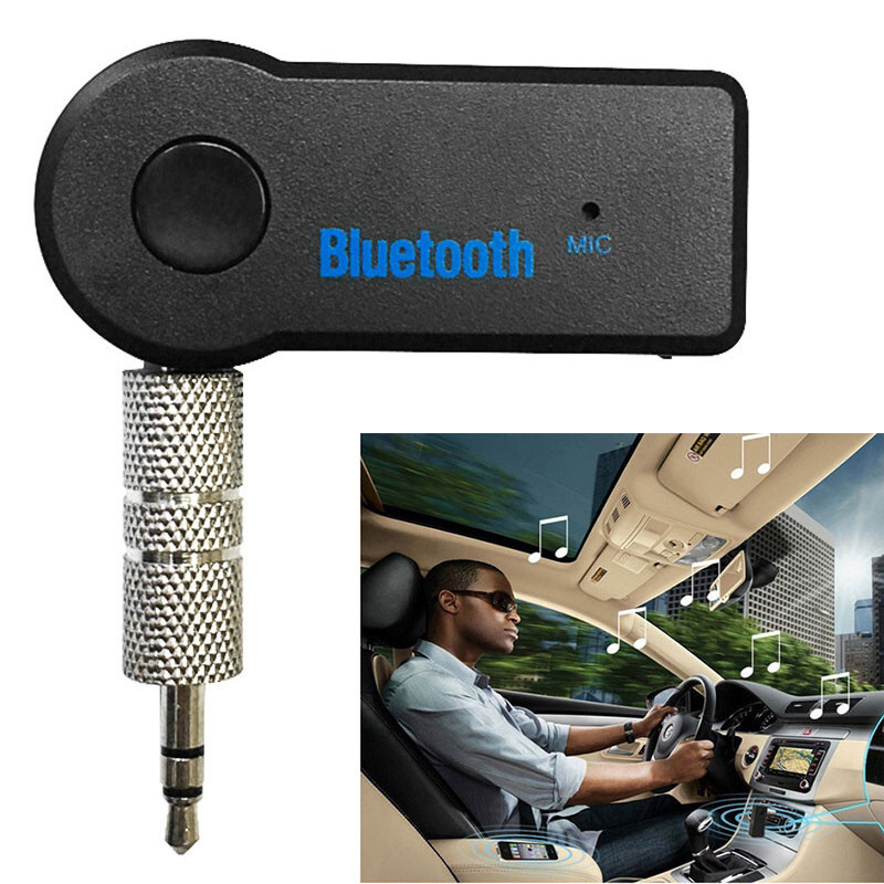 Wireless Bluetooth Receiver 3.5mm AUX Audio Stereo Music Home Car Adapter Kit