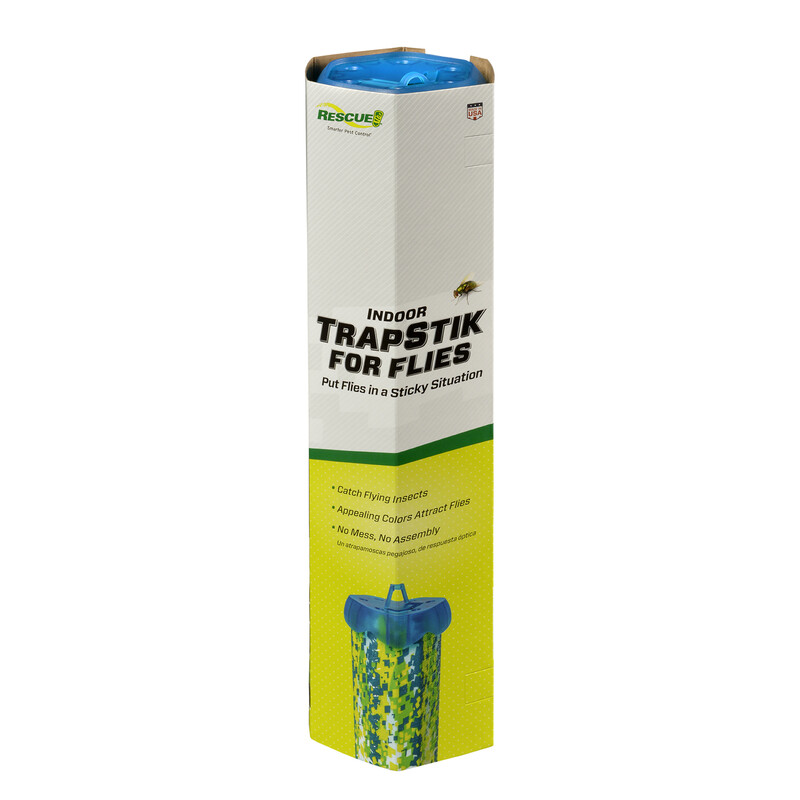 RESCUE TSF-BB8 TrapStik Glue Odorless Indoor Flies/Gnats Trap (Pack of 8)