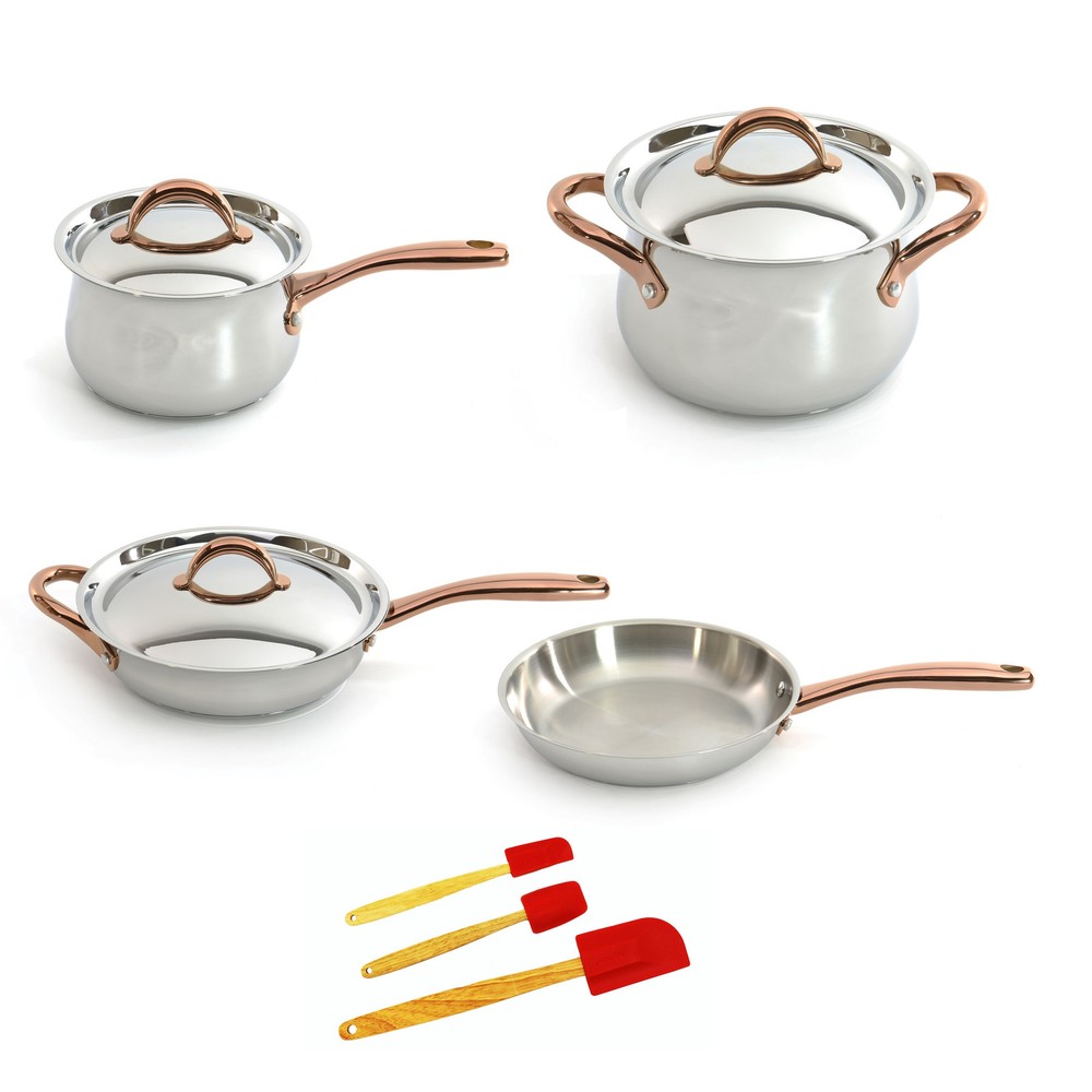 BergHOFF Ouro Gold 10Pc 18/10 Stainless Steel Cookware Set,