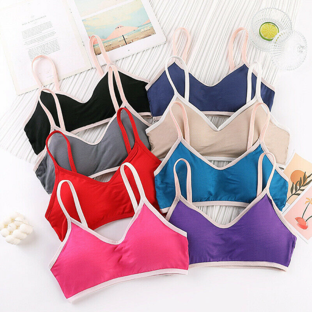Seamless Sports Bra Wire Free Crop Top Vest Comfort Stretch Shape Wear Bra Yoga