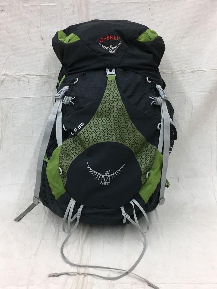 Osprey Exos 58 Green Nylon Backpack Wear and Tear 2277
