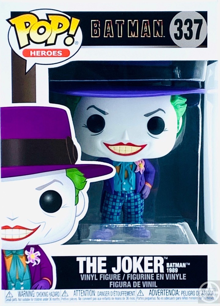 Funko POP Heroes THE JOKER #337 Batman 1989 Movie