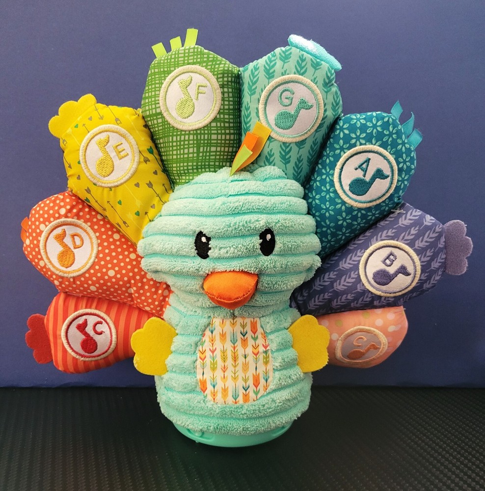 Infantino Learning and Musical Peacock 9 inch Plush