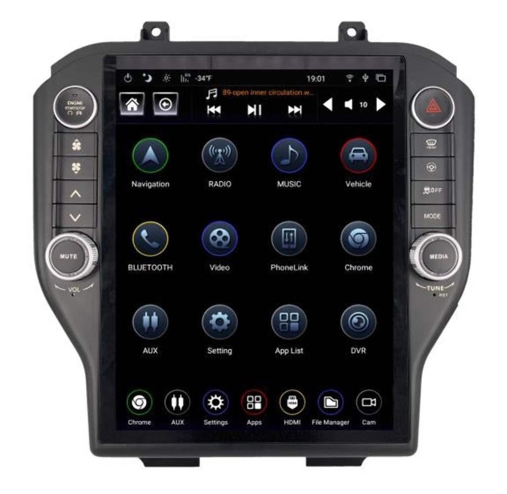 Linkswell 2015-23 FORD MUSTANG GENERATION 4 T-STYLE RADIO - Wireless CarPlay/And