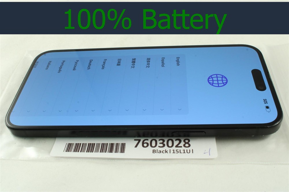 Apple iPhone 15 Plus 128GB Unlocked AT&T T-Mobile Verizon 100% batt! 7603028