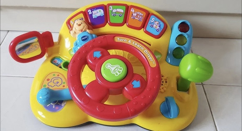 Vtech 80-166601 Turn and Learn Driver Toy - Yellow