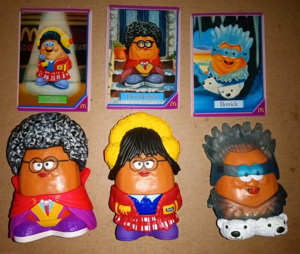 Lot of 3 Kerwin Frost McNUGGET BUDDIES McDonalds Meal Toys 2023 exc FreeShip