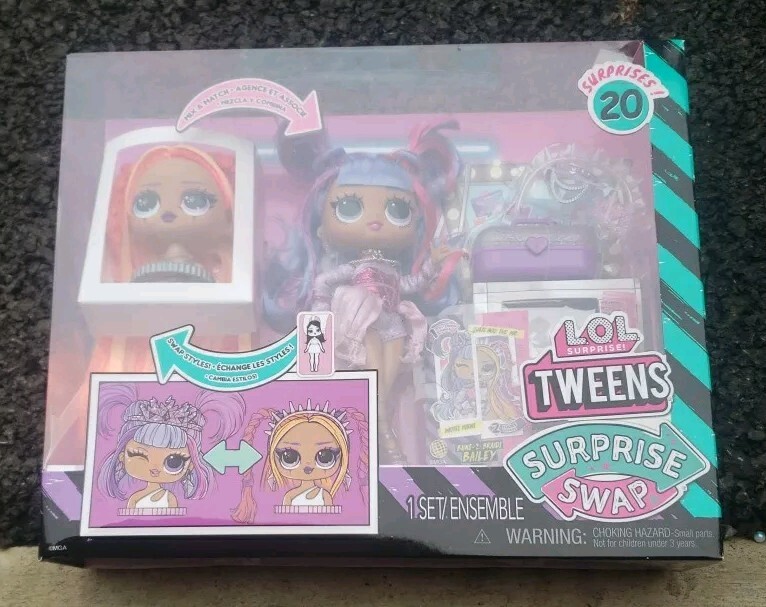 L.O.L. Surprise! Tweens Surprise Swap Fashion Doll Buns-2-Braids Bailey with