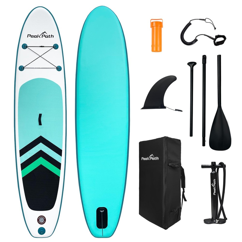 6-Inch Thick Inflatable Stand Up Paddle Board with Premium SUP Accessories & Carry Bag