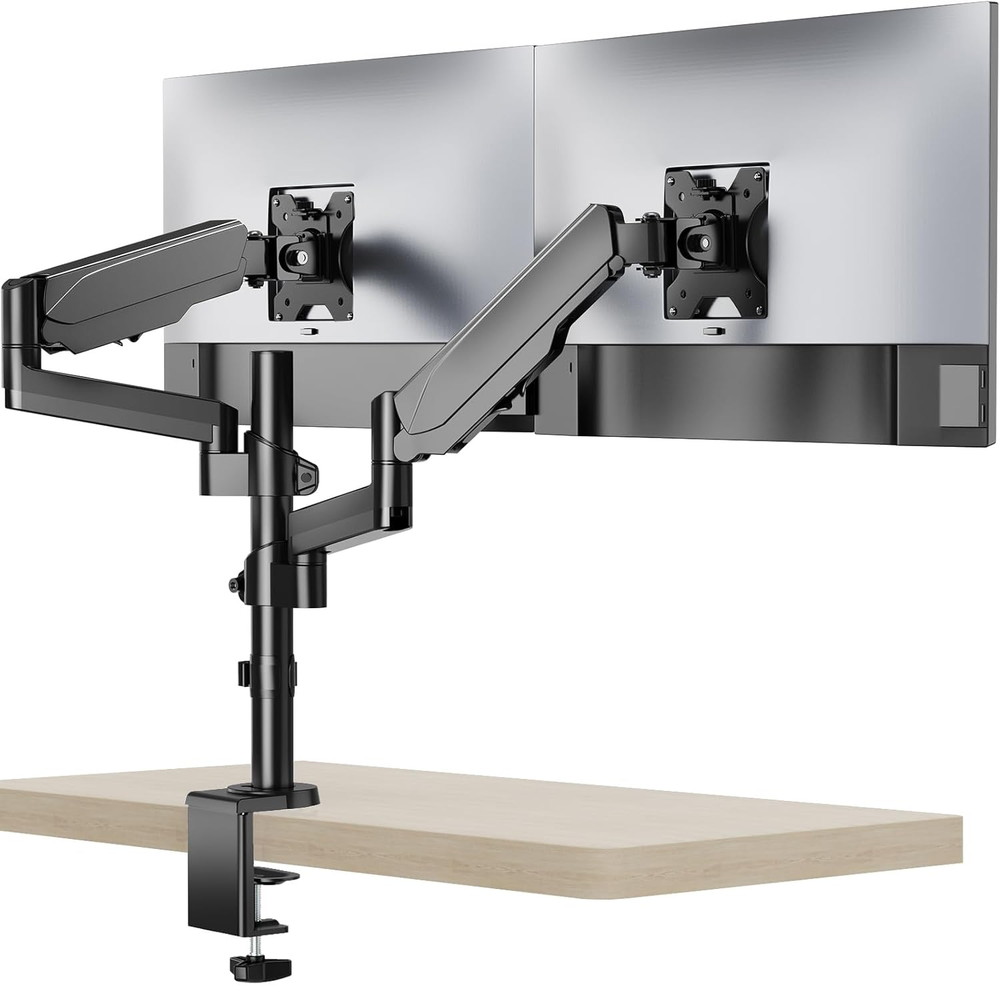 Dual Monitor Stand, 13-32 Inch Adjustable Spring Monitor Mount for Desk Holds Ma