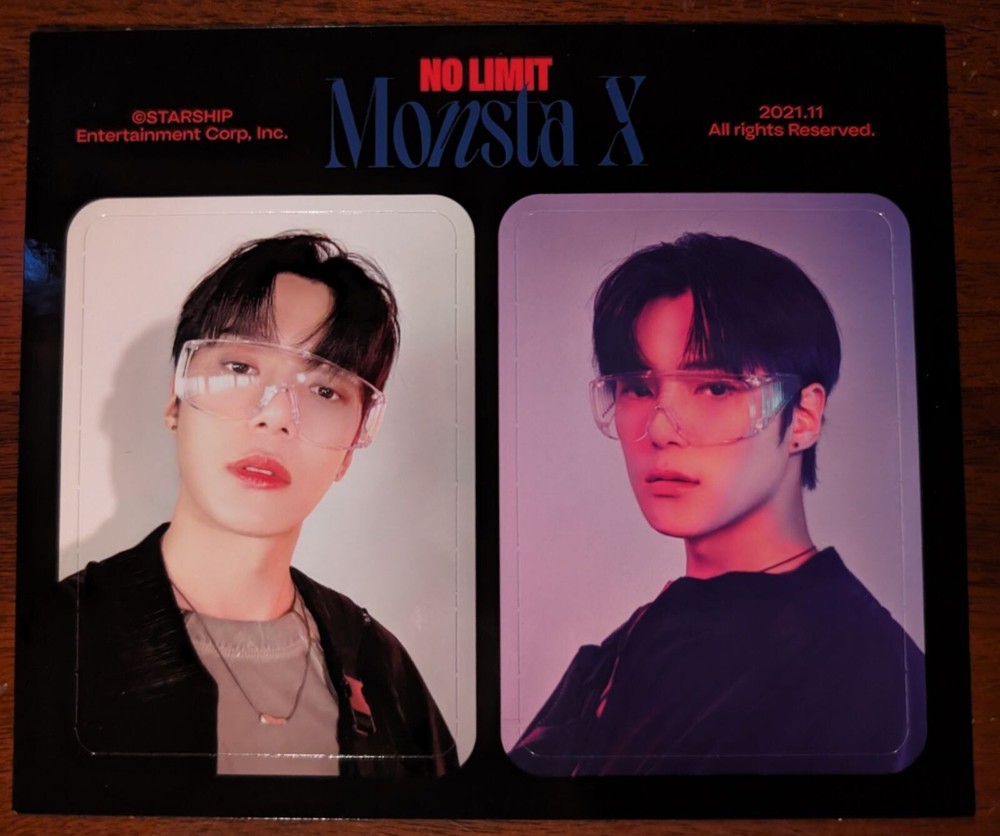 Monsta X Minhyuk No Limit Special Exclusive Photocards