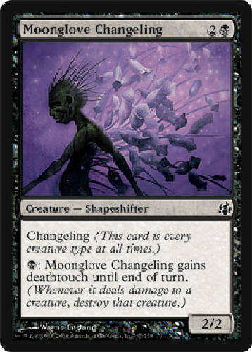 MOONGLOVE CHANGELING X4 4 4X Morningtide MTG Magic the Gathering Cards DJMagic