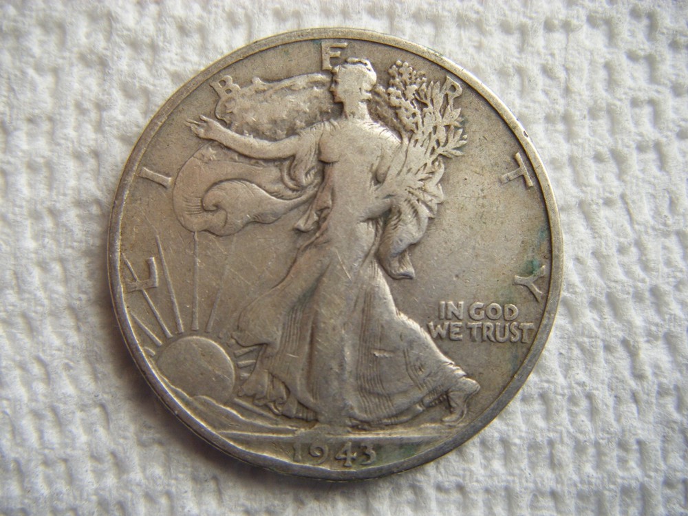 WALKING LIBERTY HALF DOLLAR 1943