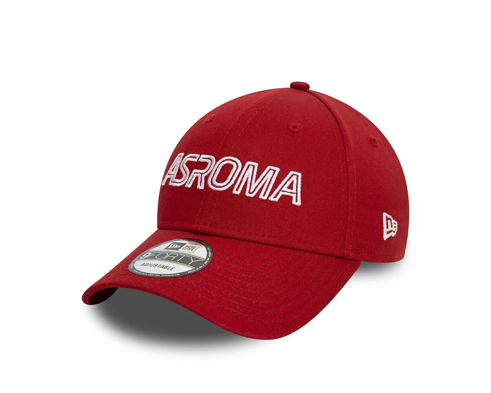 4900/80 New Era As Roma 1927 Cap Cappello Berretto Visiera Regolabile
