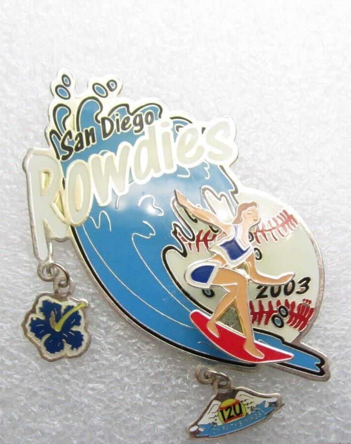 2003 Sand Diego California Rowdies 12U on Faith Wings Lapel Pin (C822)