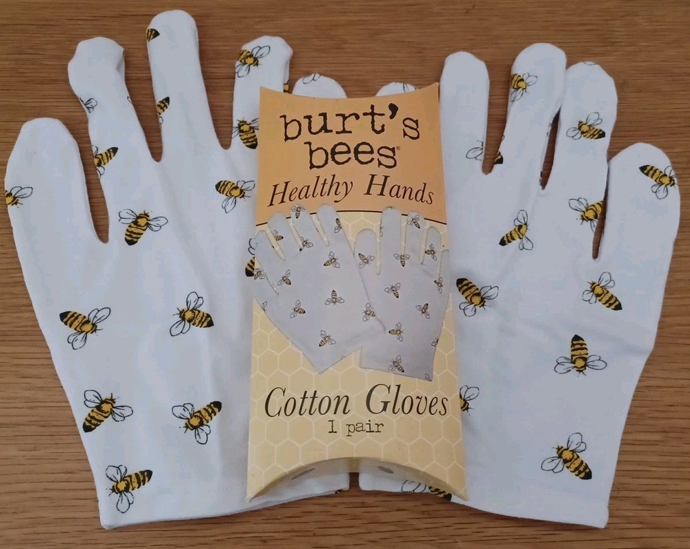 Burts Bees Cotton Gloves for Healthy Hands - 5 Pair Pack