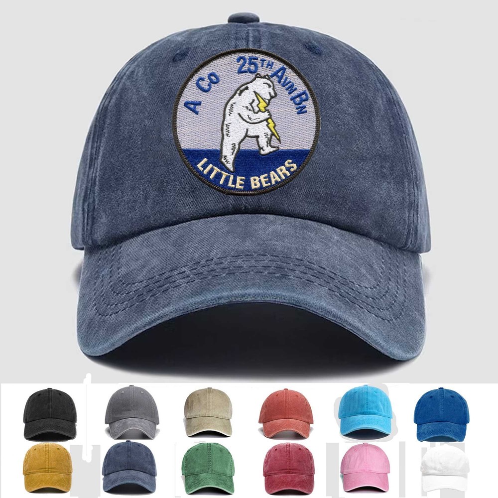 Custom Embroidered Hat A Company 25th Aviation Battalion - Little Bears, Gift