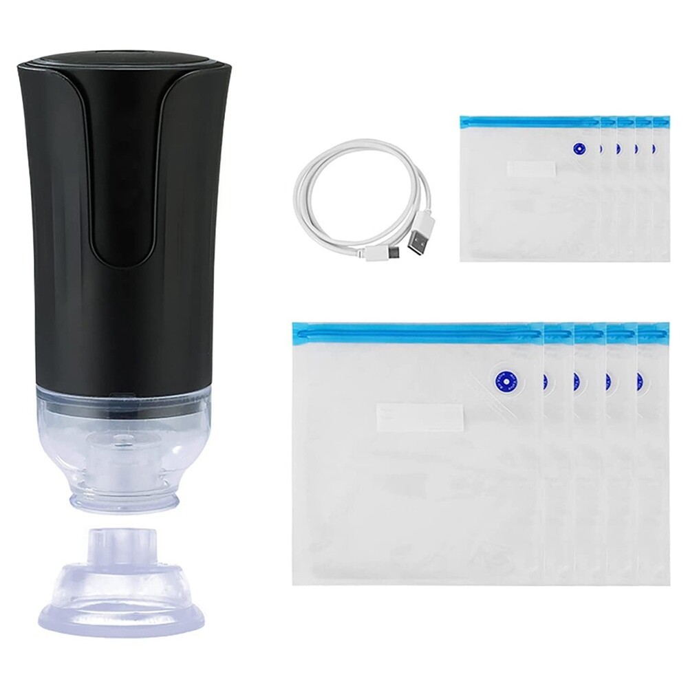 Electric Handheld Vacuum Sealer&Reusable Vacuum Food Storage Bags,  Vacuum9427
