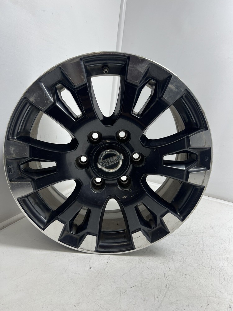 2016-2024 NISSAN TITAN XD (C) 18X7.5 RIM 6 SPOKE ALLOY BLACK & SILVER 6 LUG 5.5