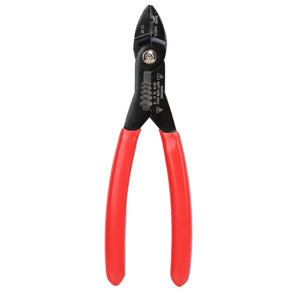 Wire Strippers, Wire Cutters Ergonomic Handle Easy To Use 4-in-1 Cable Repair...