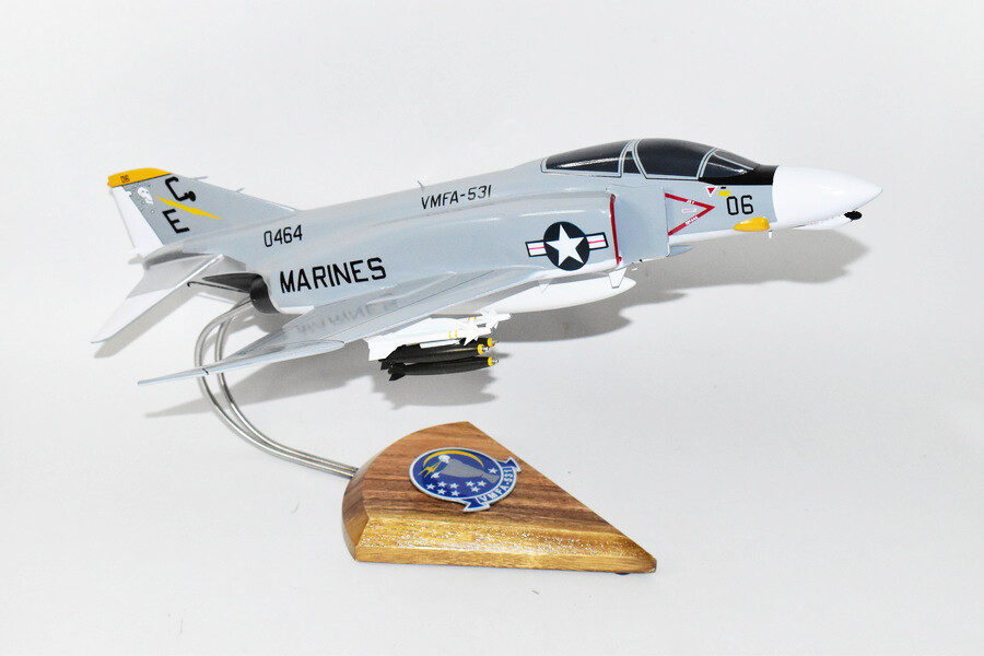 VMFA-531 GREY GHOSTS 1973 F-4B Model, 1/42 (18