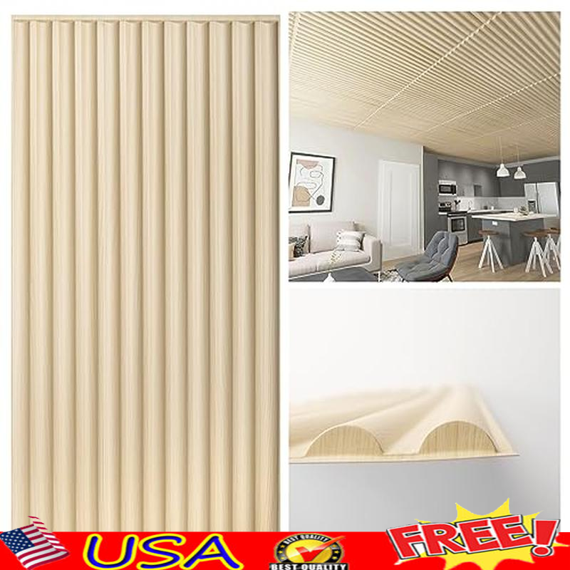 12 Pack 2x4 Ft Waterproof PVC Drop Ceiling Tiles for Interior Walls