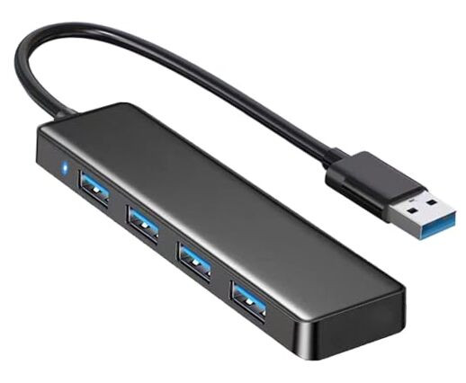 VIENON 4-Port USB 3.0 Hub for Laptop PC Xbox Fast Data Transfer Expander