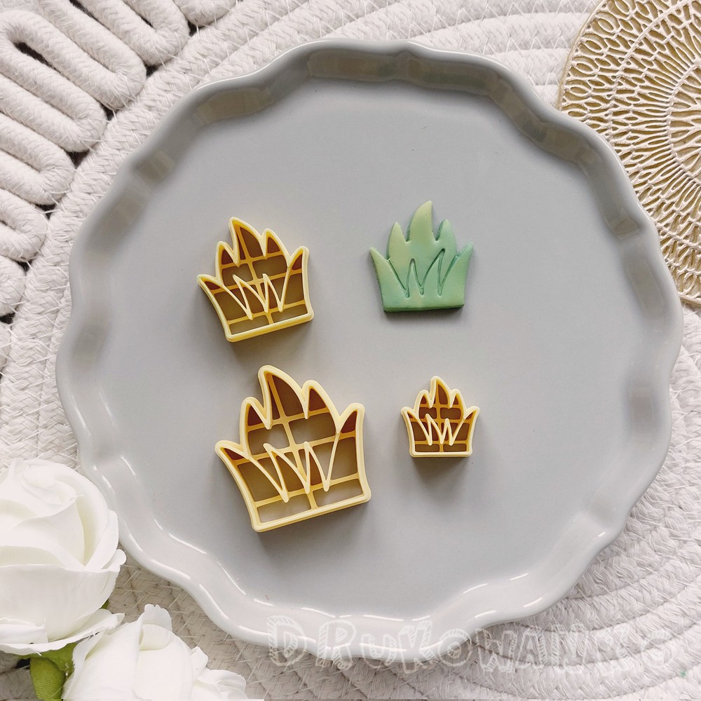 Grass Nature Picnic Spring Summer Polymer Clay Cutter For Earring Jewelry