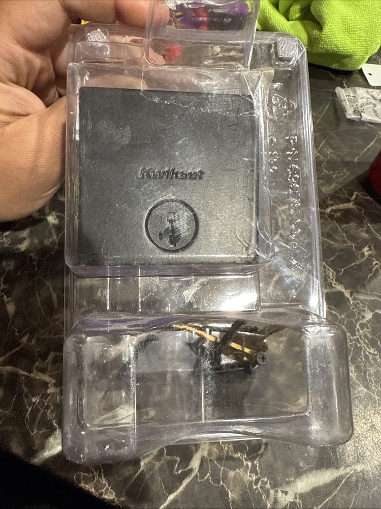 Kwikset Downtown SmartKey Deadbolt Single Cylinder Matte Black 92580-022