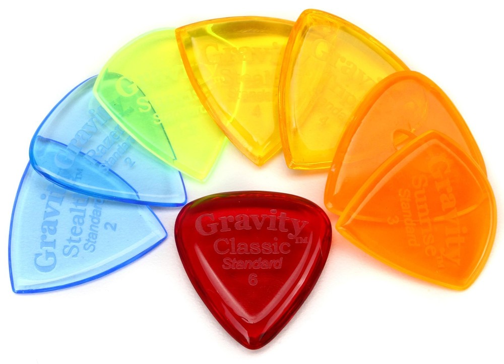Gravity Picks Variety Pack (8 pc) - Thick (2-pack) Bundle