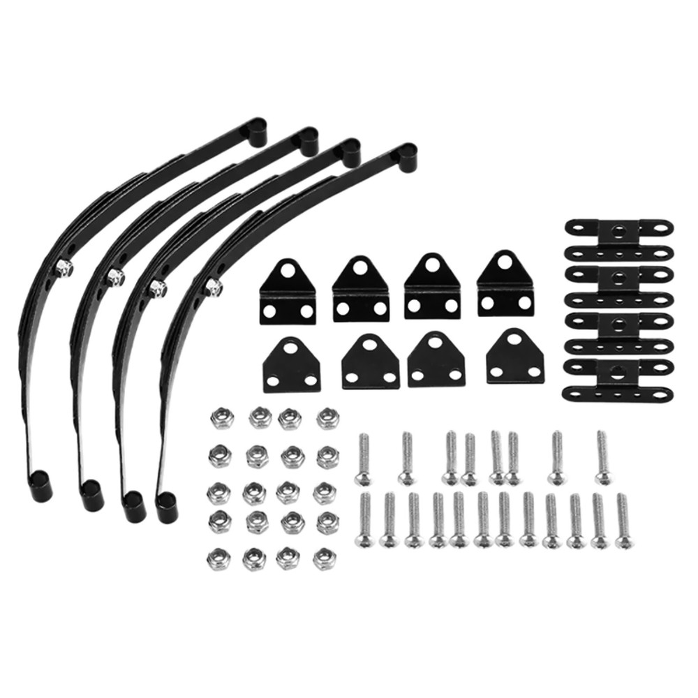 4Pcs 1/10 Leaf Springs Damper Kit Chassis Parts for Tamiya SCX10 D90 TRX4 RC Car