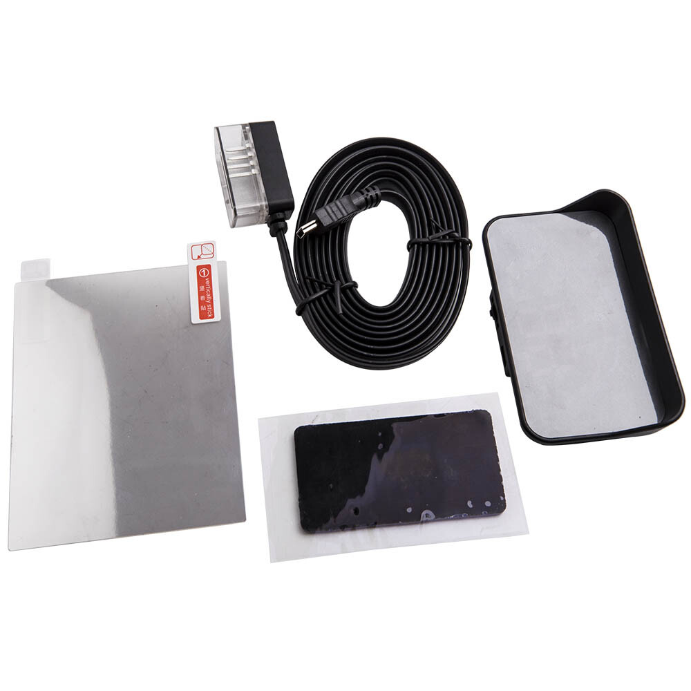 Digital GPS Speedometer HUD with Overspeed & Fatigue Alerts in MPH/KM