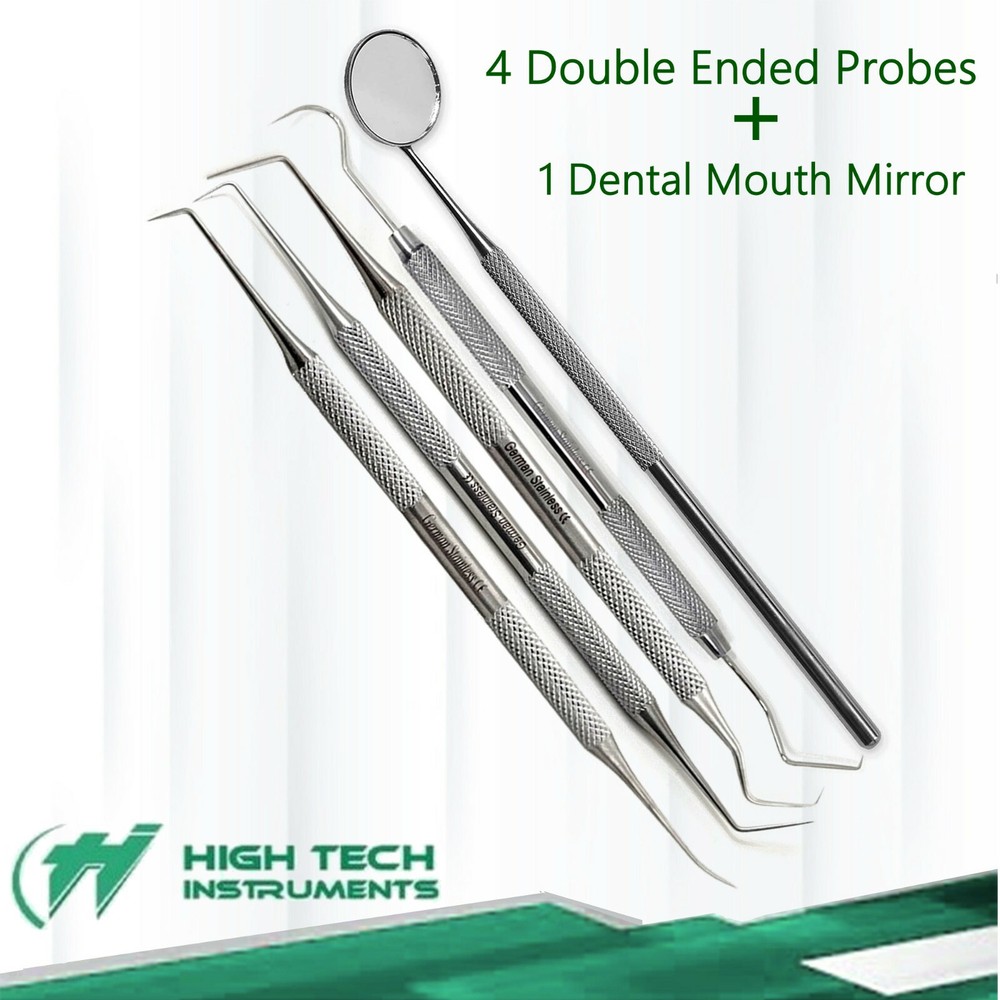 Dental Oral Hygiene Kit 5 Tools Deep Cleaning Scaler Teeth Care Set Professional