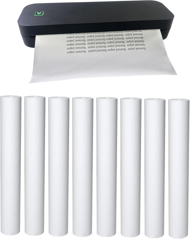 8 Rolls A4 BPA-Free Thermal Printer Paper - 200 Pages for Aixiqee & G