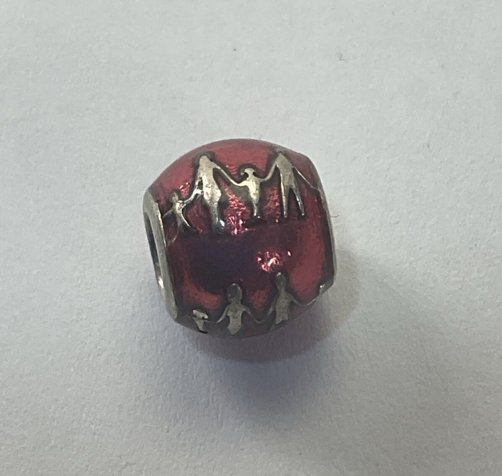 Authentic Pandora Enamel Ball Charm – Elegant and Vibrant Jewelry Piece for Bracelets or Necklaces