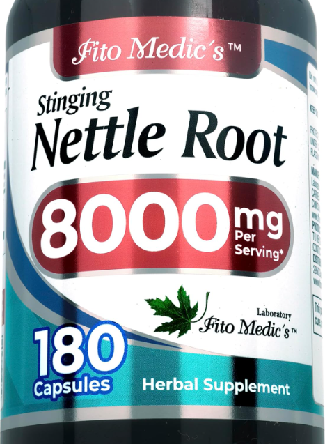 8000mg Stinging Nettle Root Extract Capsules for Prostate and Urinary Health