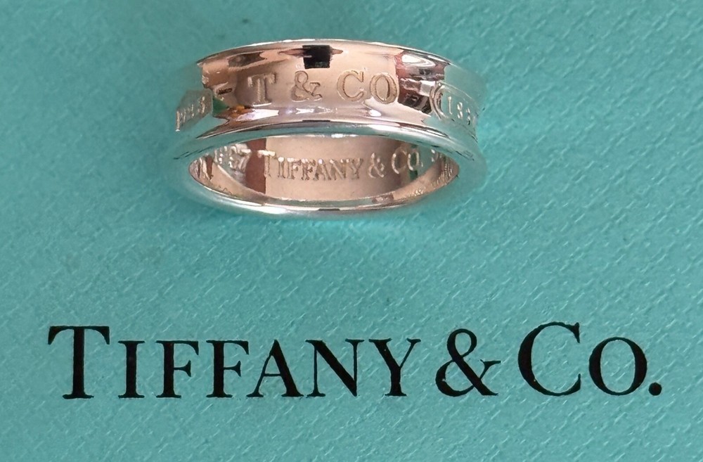 Tiffany & Co.  1837 Ring Sterling Silver 925  Size  5 1/4  US