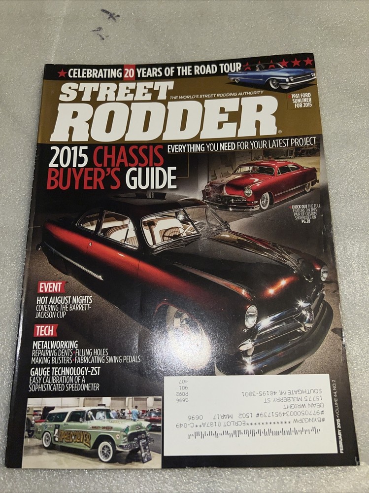 Street Rodder Magazine - February 2015  -  T58