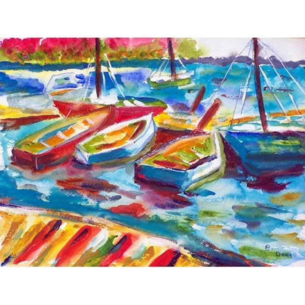 Betsy Drake Marina II Doormat (30 x 50) Multi